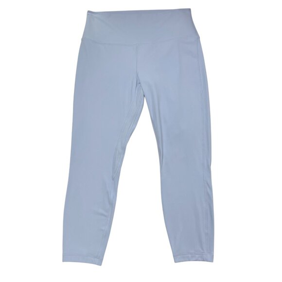 Lululemon Double Thick Align Leggings 25" Inseam Blue Linen Size 12 - Picture 1 of 6